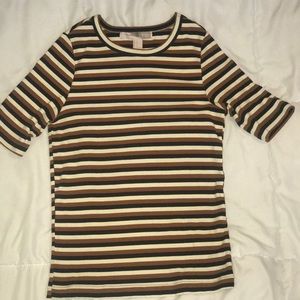 Stripped Short Sleeve